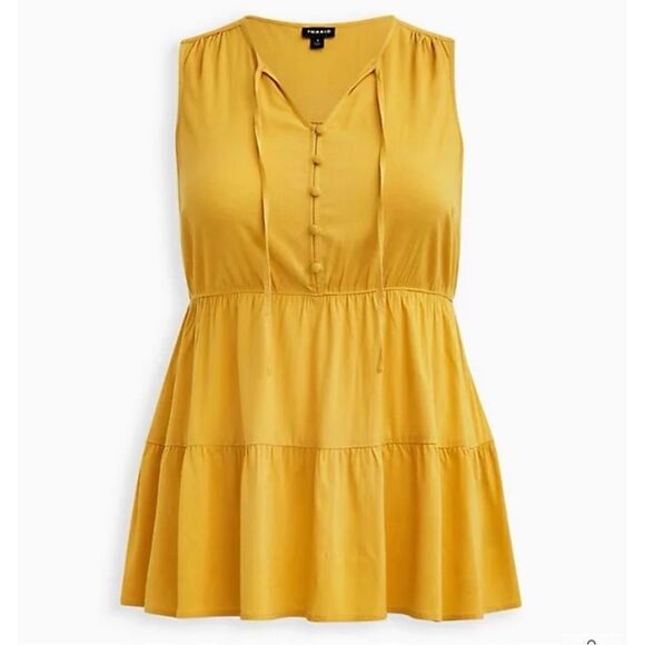 Torrid Yellow Tank Top 0 - Picture 2 of 10